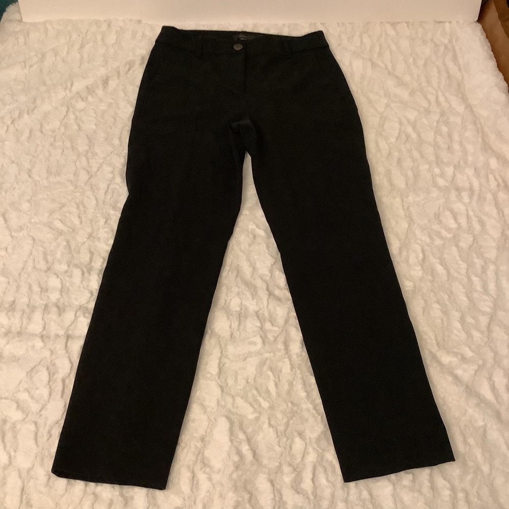 J Crew Women’s Straight Leg Black Dress Pant Size‎ 2 📦M6